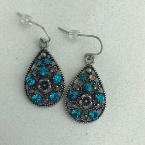 Aqua marine earrings